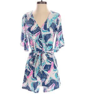Lilly Pulitzer Colorful Starfish Print Romper